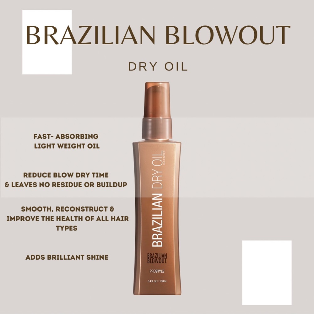 Brazilian Blowout Dry Oil (Brand New)